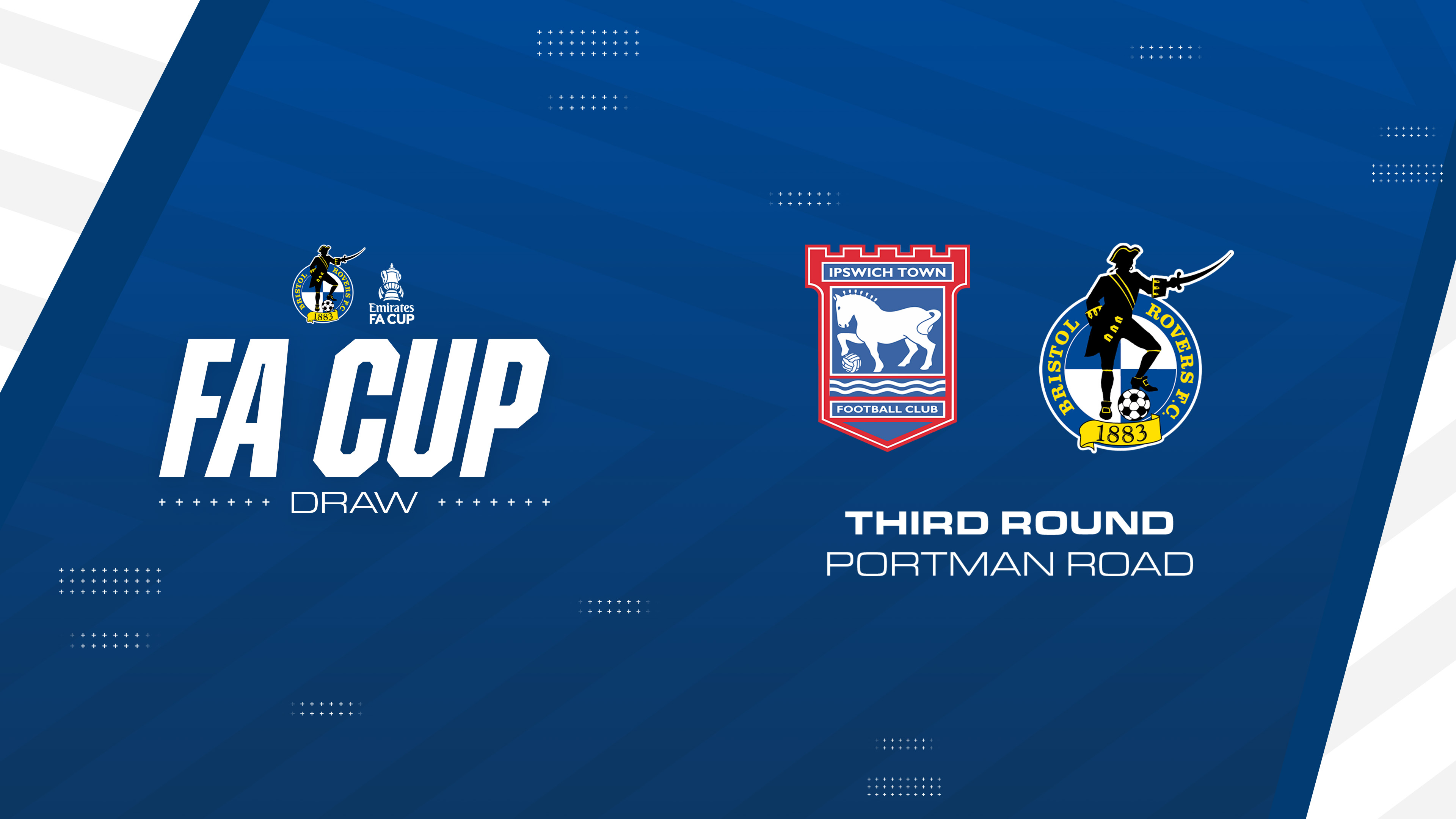 Rovers draw Ipswich Town in FA Cup third round Bristol Rovers FC